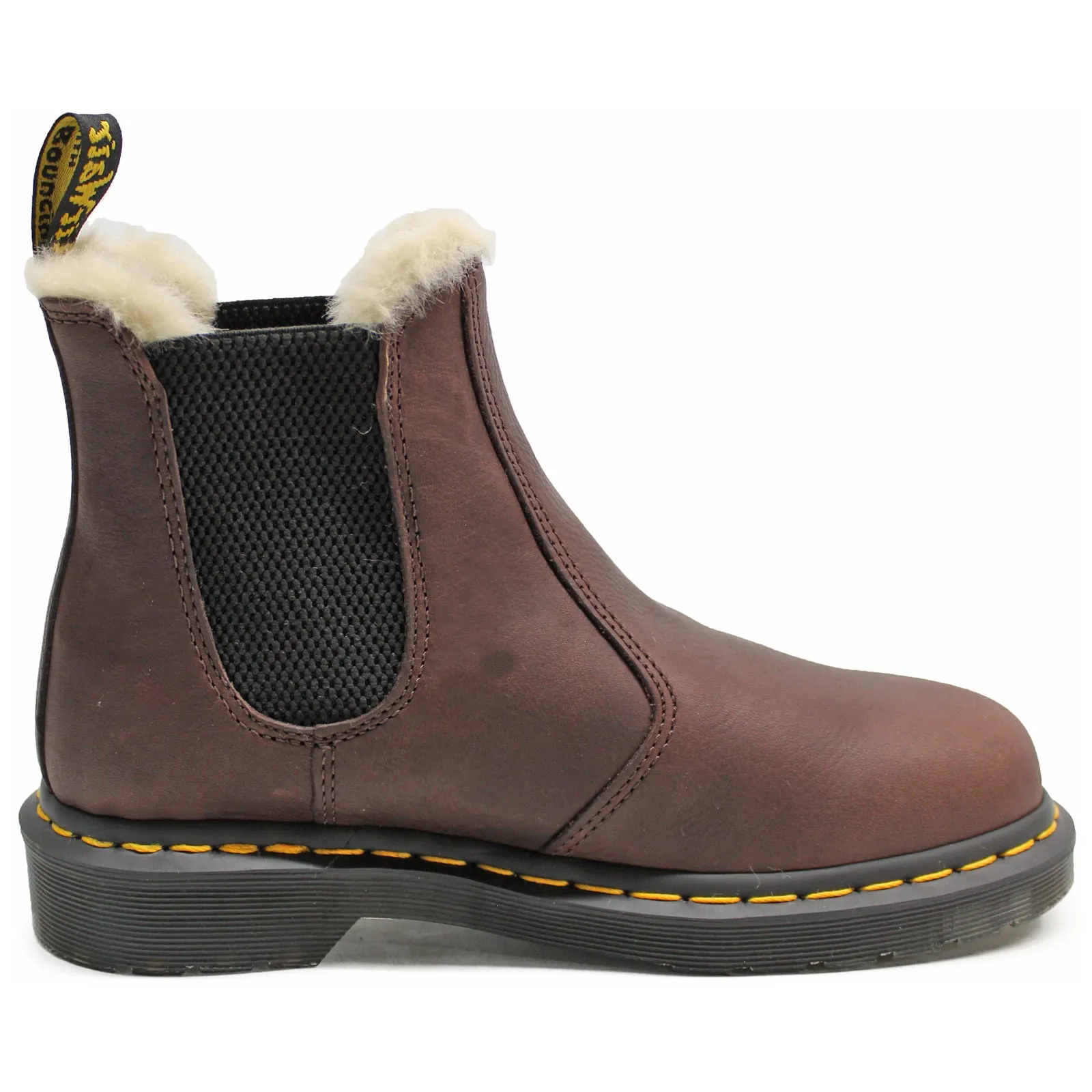 2976 Fur-Lined Ambassador Leather Unisex Chelsea Boots