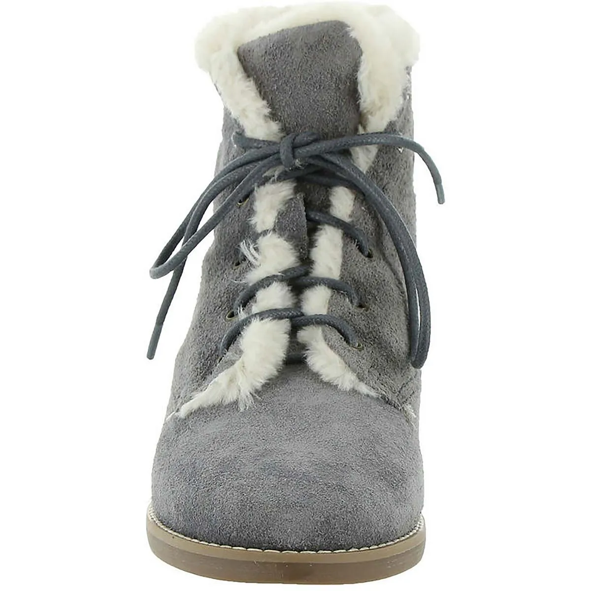 Array Womens Canyon Suede Faux Fur Lined Ankle Boots