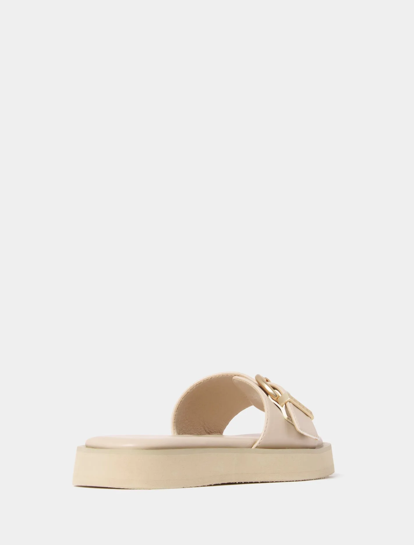 Bronwyn Buckle Mule Flatform