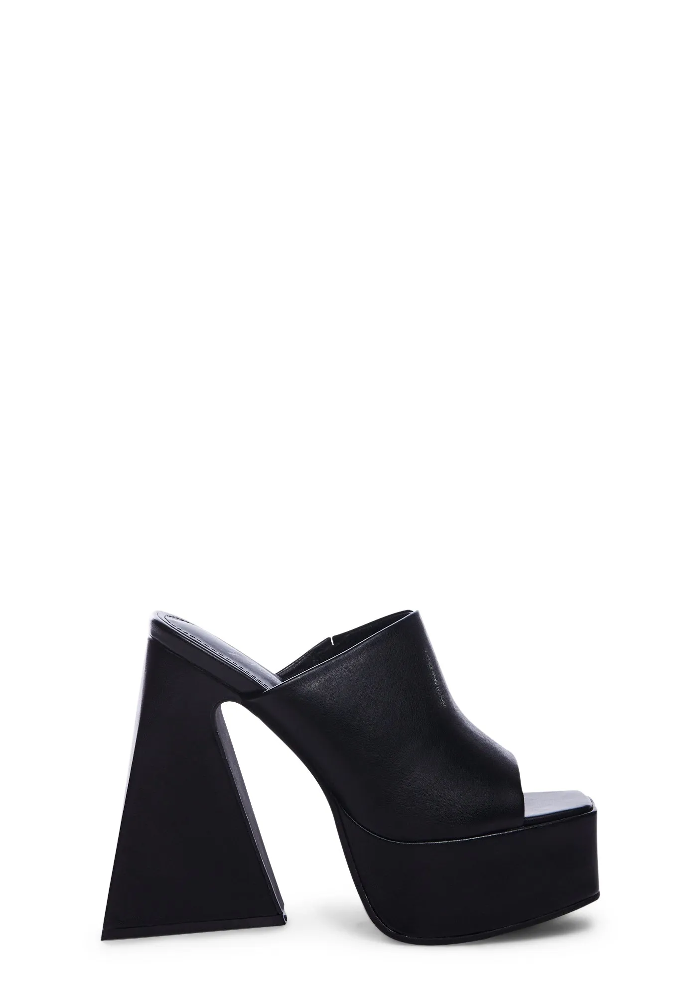 Caudillo Platform Heels - Black