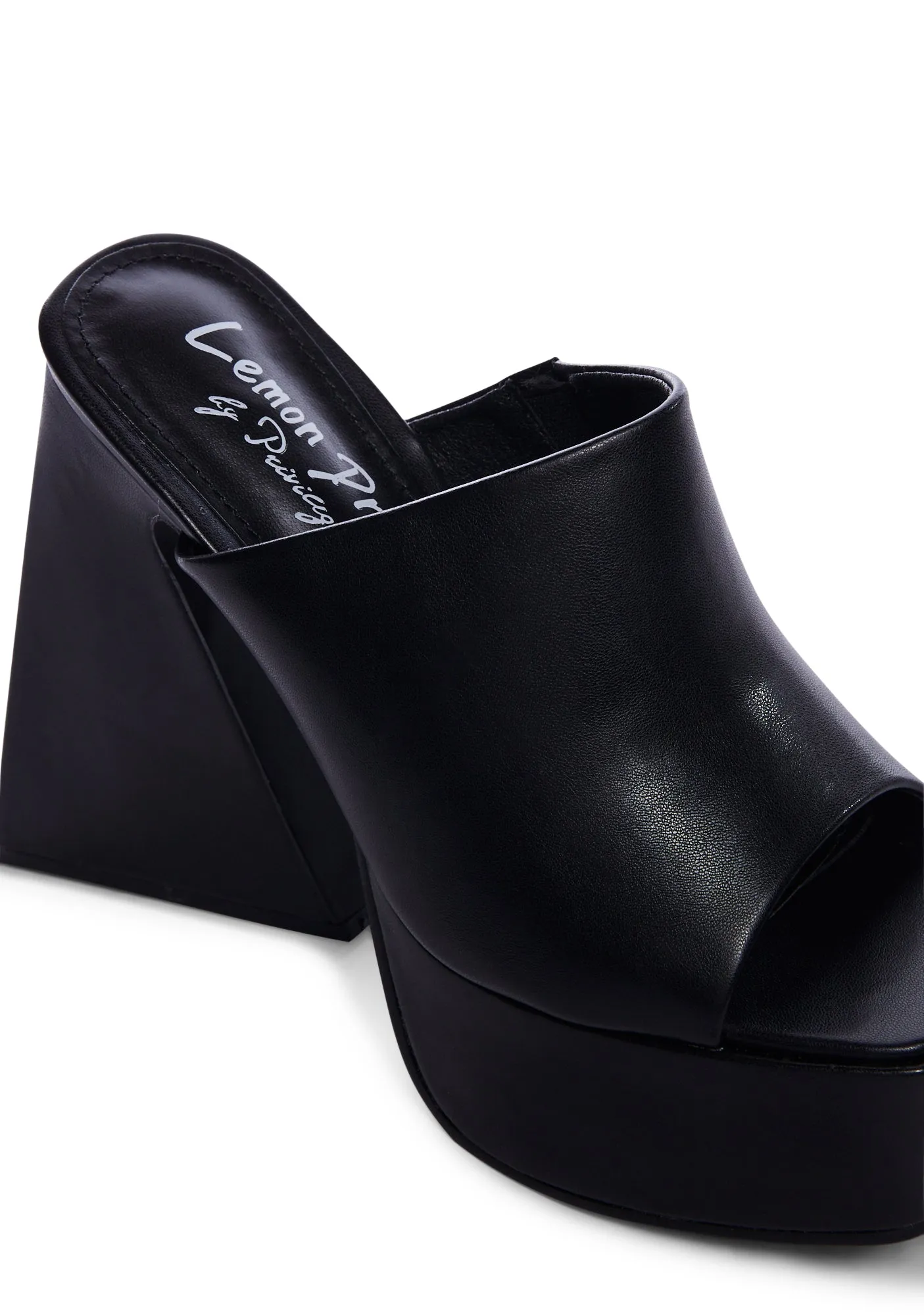 Caudillo Platform Heels - Black