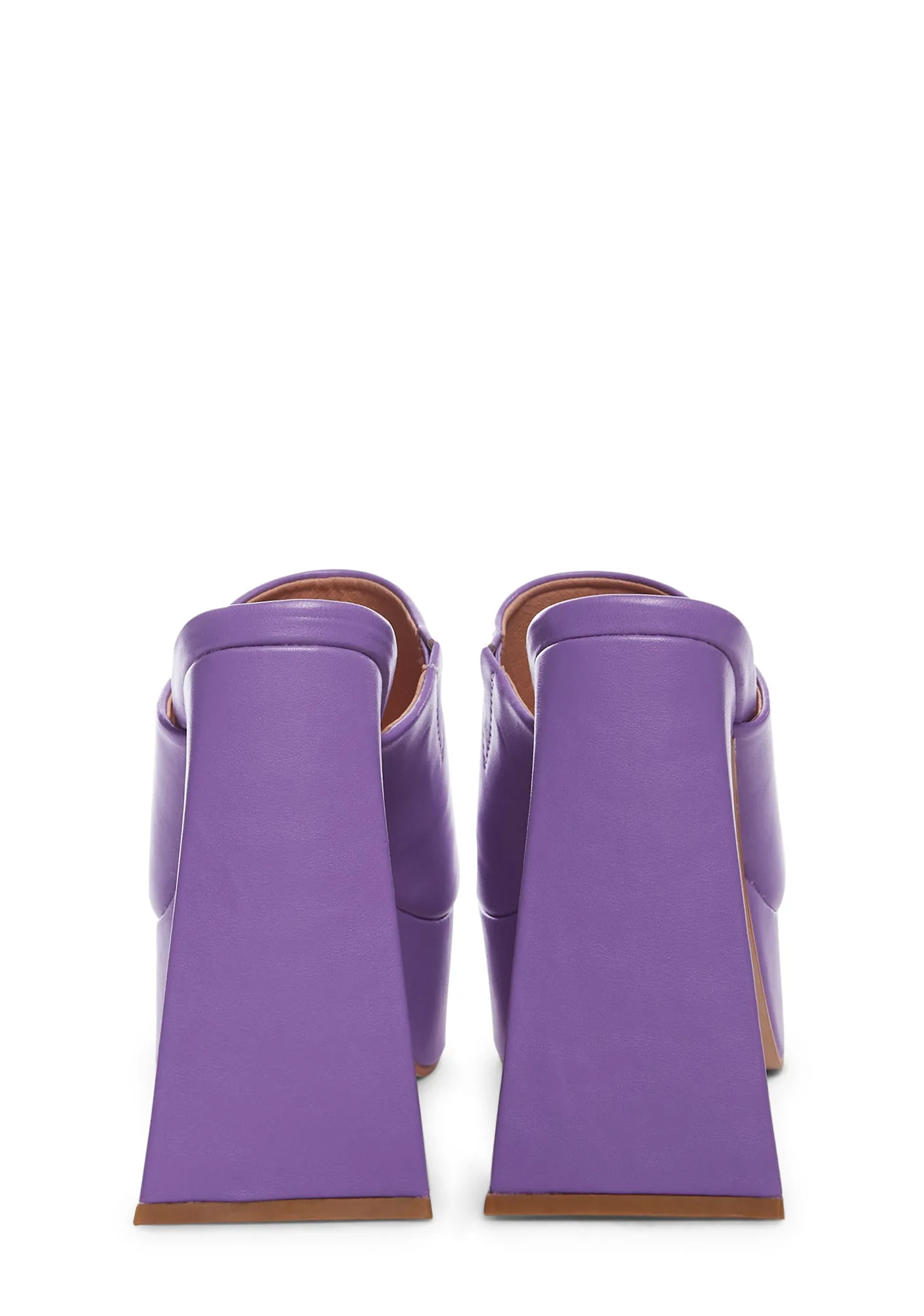 Caudillo Platform Heels- Purple