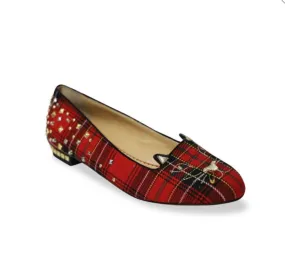 CHARLOTTE OLYMPIA PUNK KITTY FLAT LOAFERS