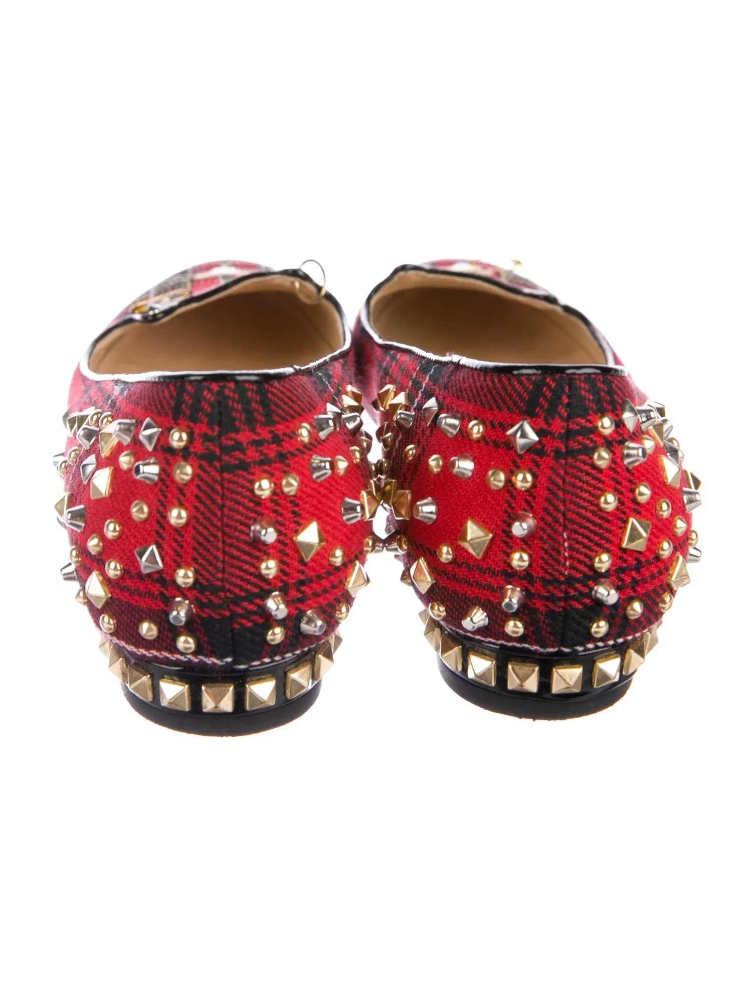 CHARLOTTE OLYMPIA PUNK KITTY FLAT LOAFERS