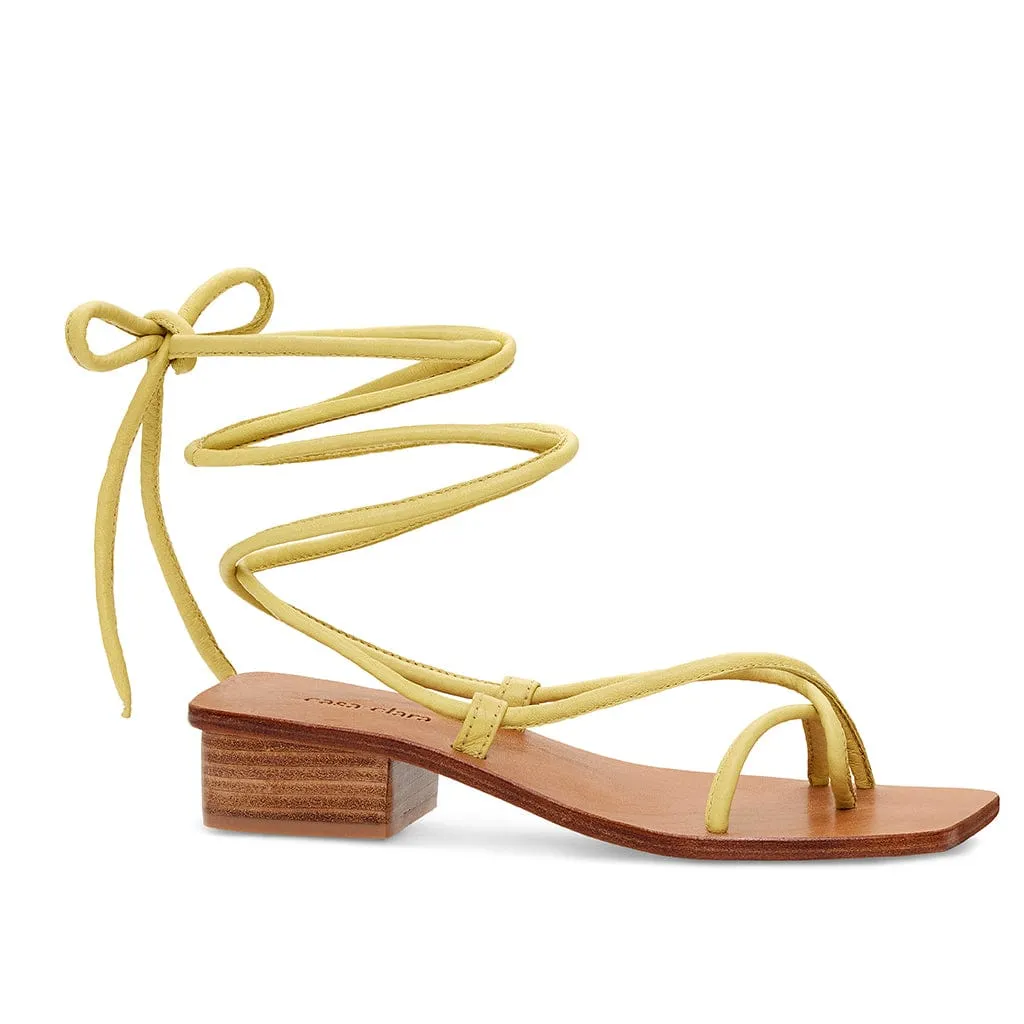 Daisy Sandals (Chartreuse)