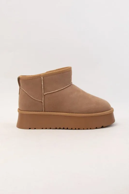 FINAL SALE!! The Cloud Platform Bootie in Chestnut