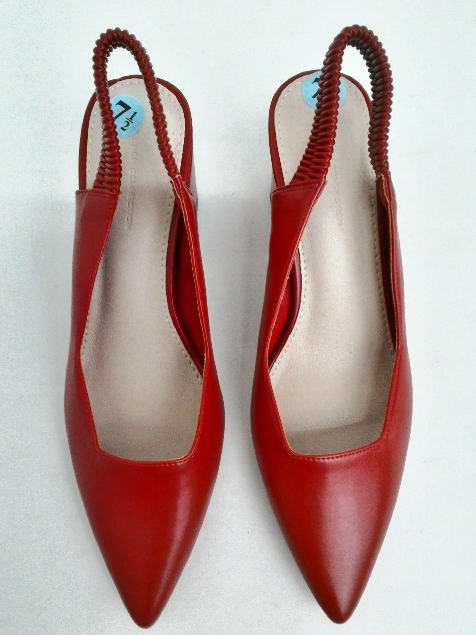 French Connection Women's Red Heels Size 7.5 M