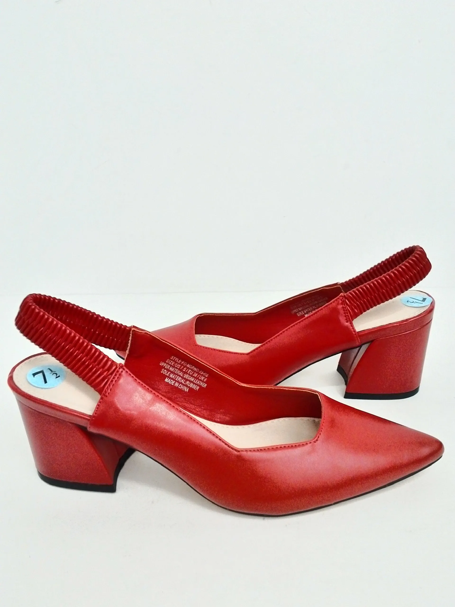 French Connection Women's Red Heels Size 7.5 M