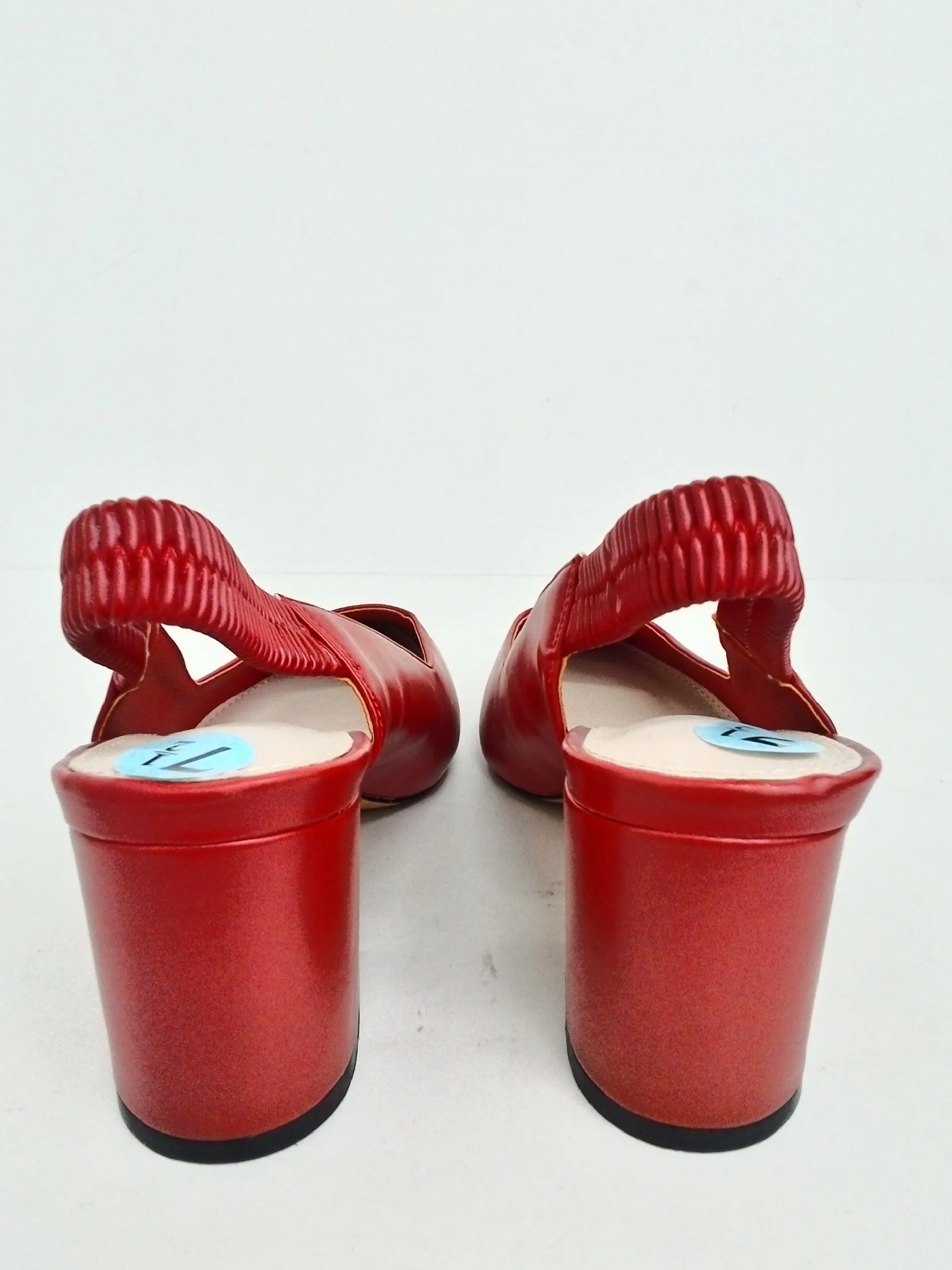 French Connection Women's Red Heels Size 7.5 M