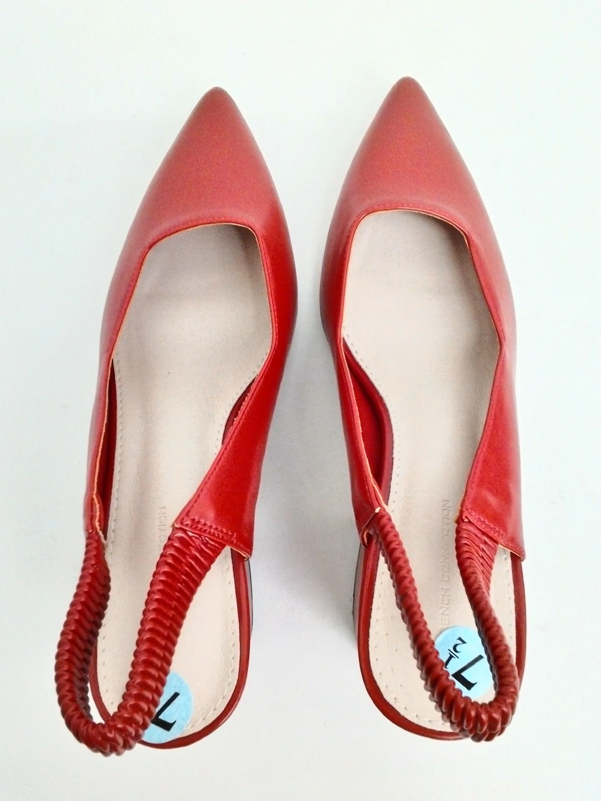 French Connection Women's Red Heels Size 7.5 M