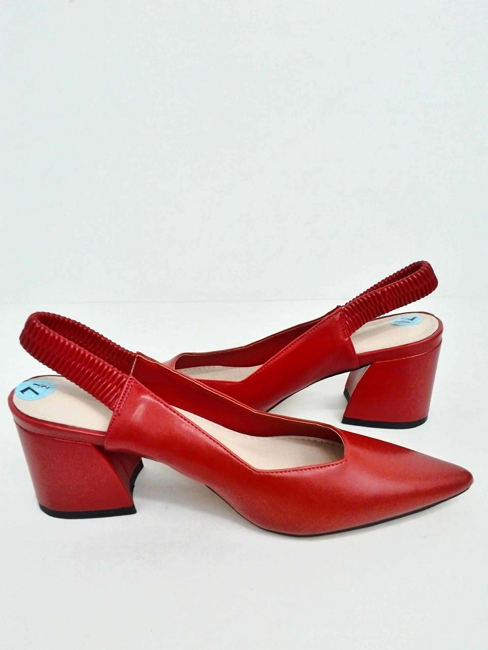 French Connection Women's Red Heels Size 7.5 M