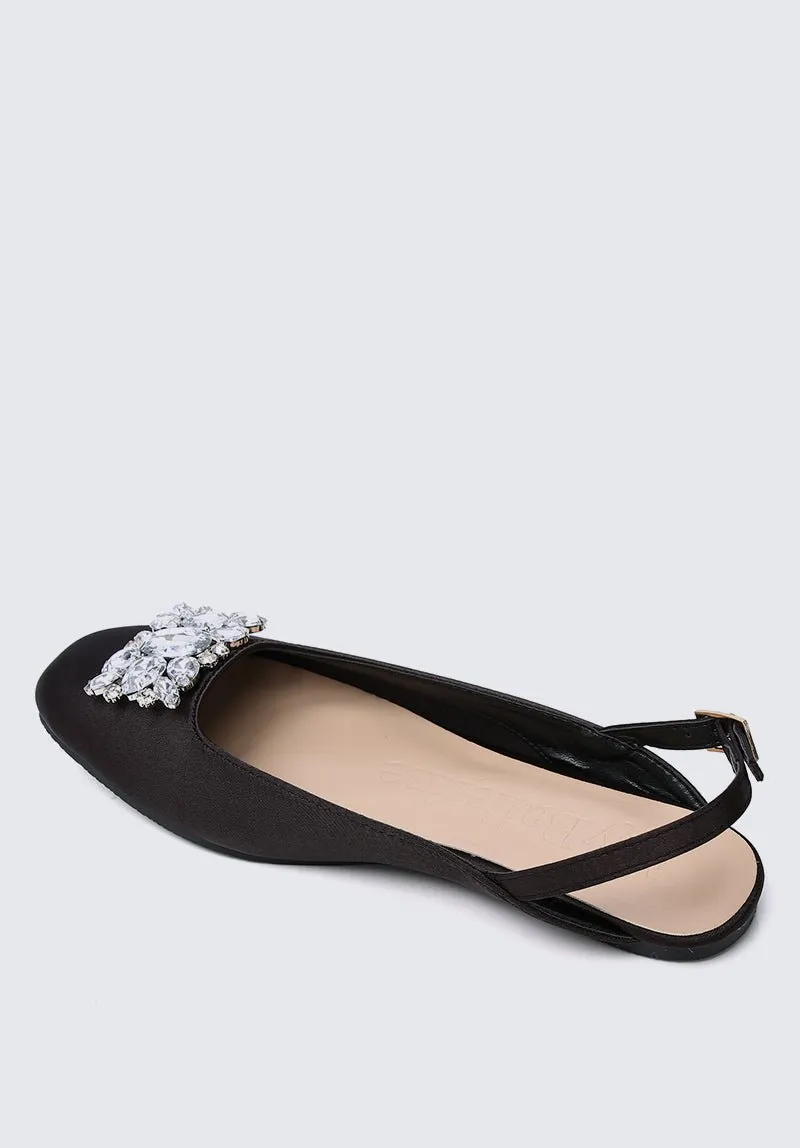 Gemie Comfy Ballerina In Black