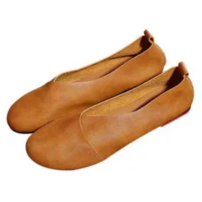 Genuine Cow Leather Hand-sewn Loafers