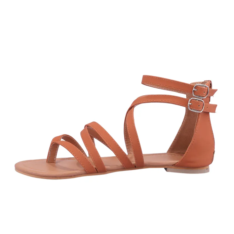 Gladiator Ankle Flat Sandal