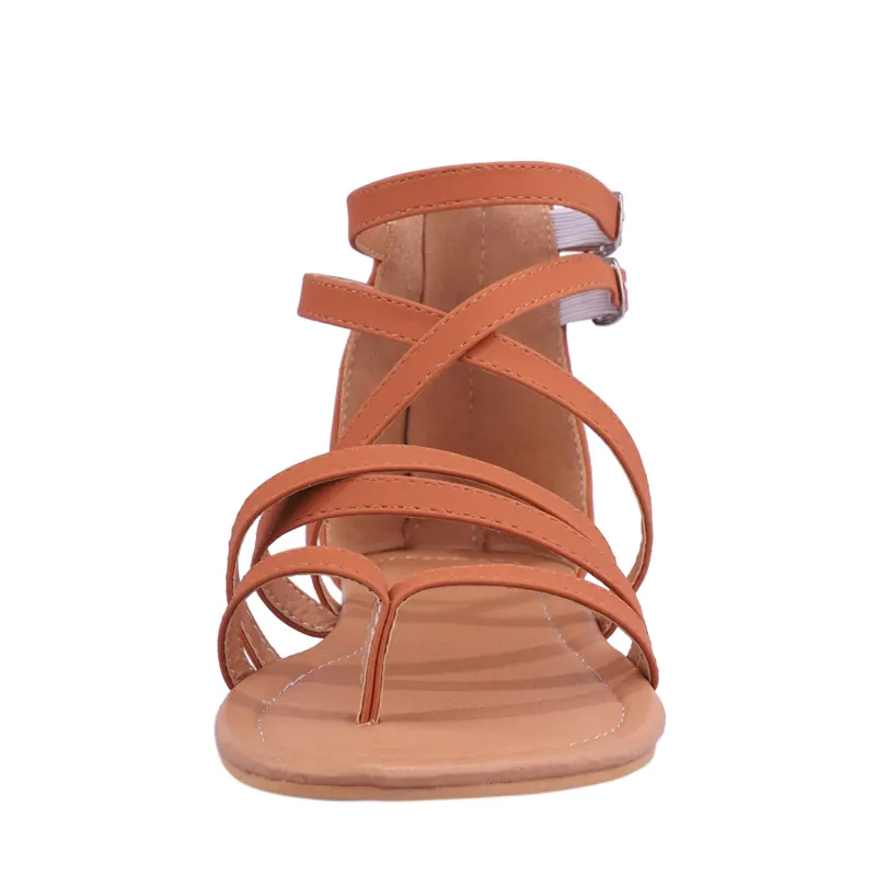 Gladiator Ankle Flat Sandal