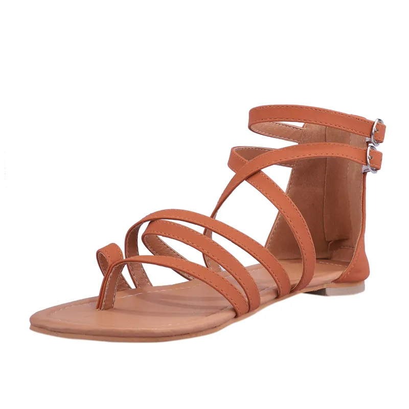 Gladiator Ankle Flat Sandal