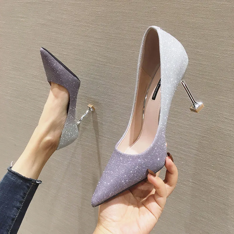 Heather – Gradient Pointed French Stiletto High Heels