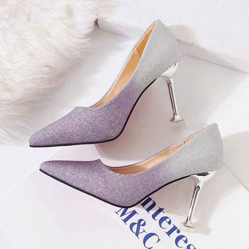 Heather – Gradient Pointed French Stiletto High Heels