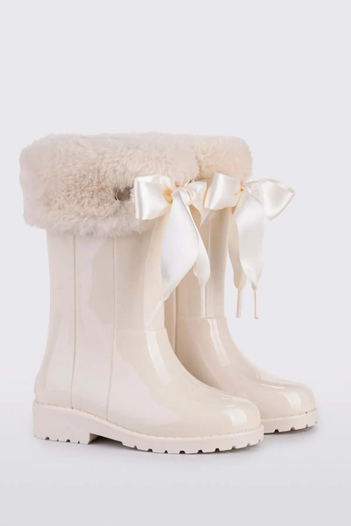 Igor Girl's Campera Charol Soft Boots - Nacar