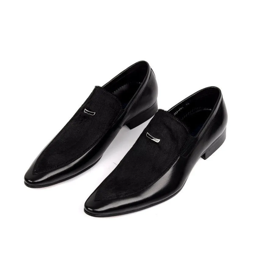 Italian Style Mens Loafers Shoes with Buckle Details For Men With Strong Character