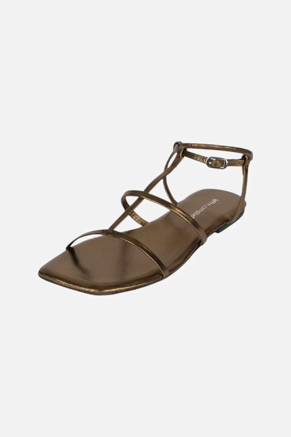 Jeffrey Campbell Corinth Sandals in Bronze Metallic