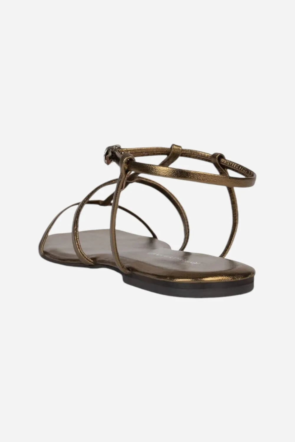 Jeffrey Campbell Corinth Sandals in Bronze Metallic