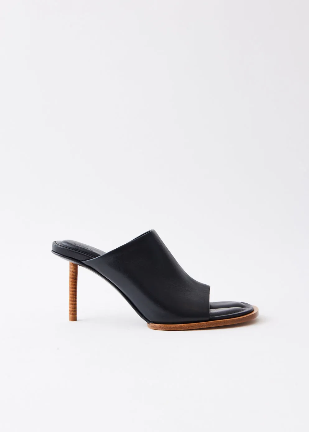 Les Mules Rond Carre Heels