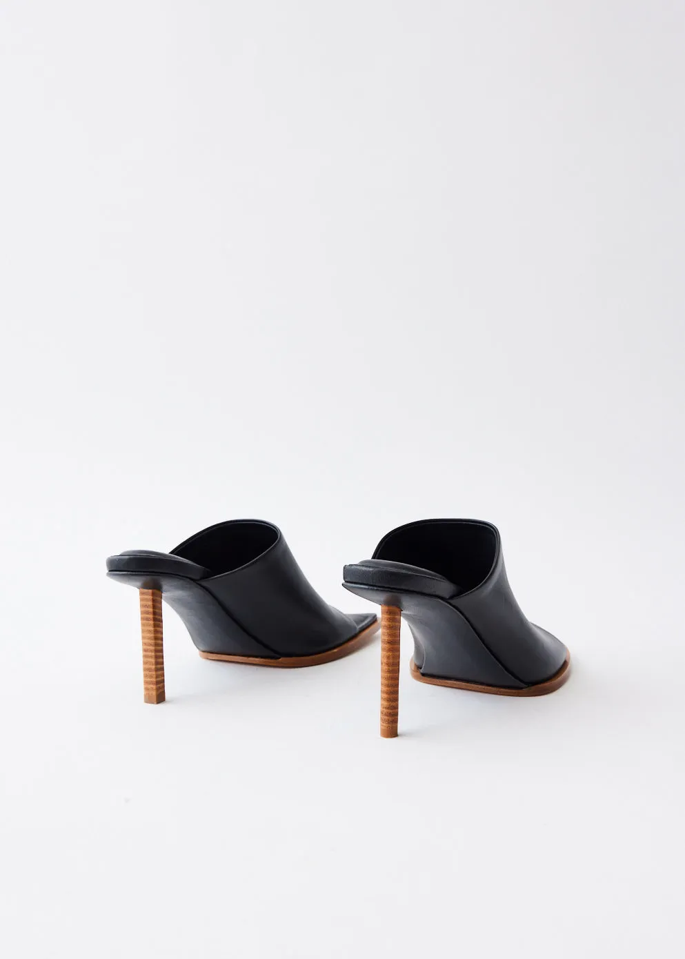 Les Mules Rond Carre Heels