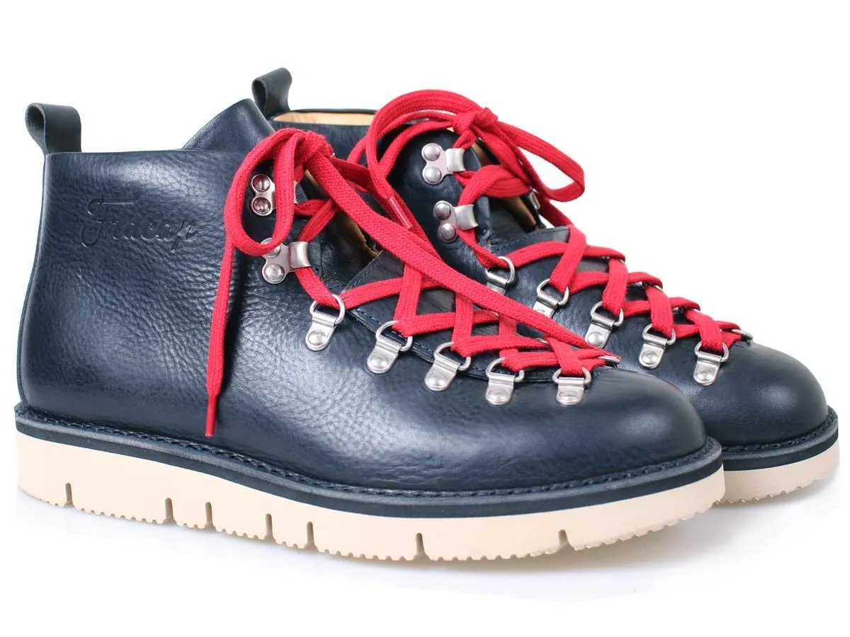 Navy M120 Handmade Leather Boots