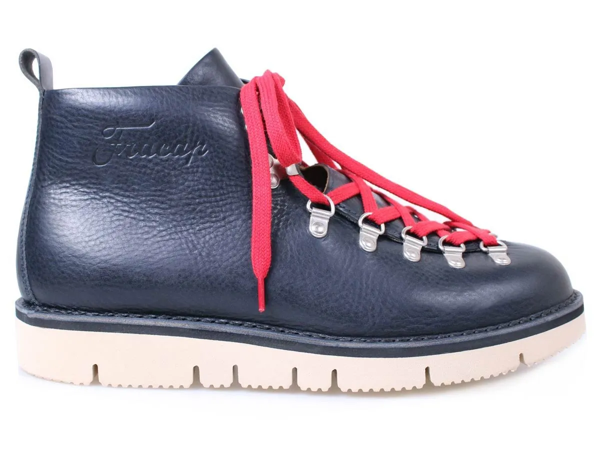 Navy M120 Handmade Leather Boots