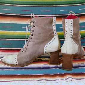 SOLD Vintage 60s/70s Lace Up Boots, Bis Charles Jourdan 9