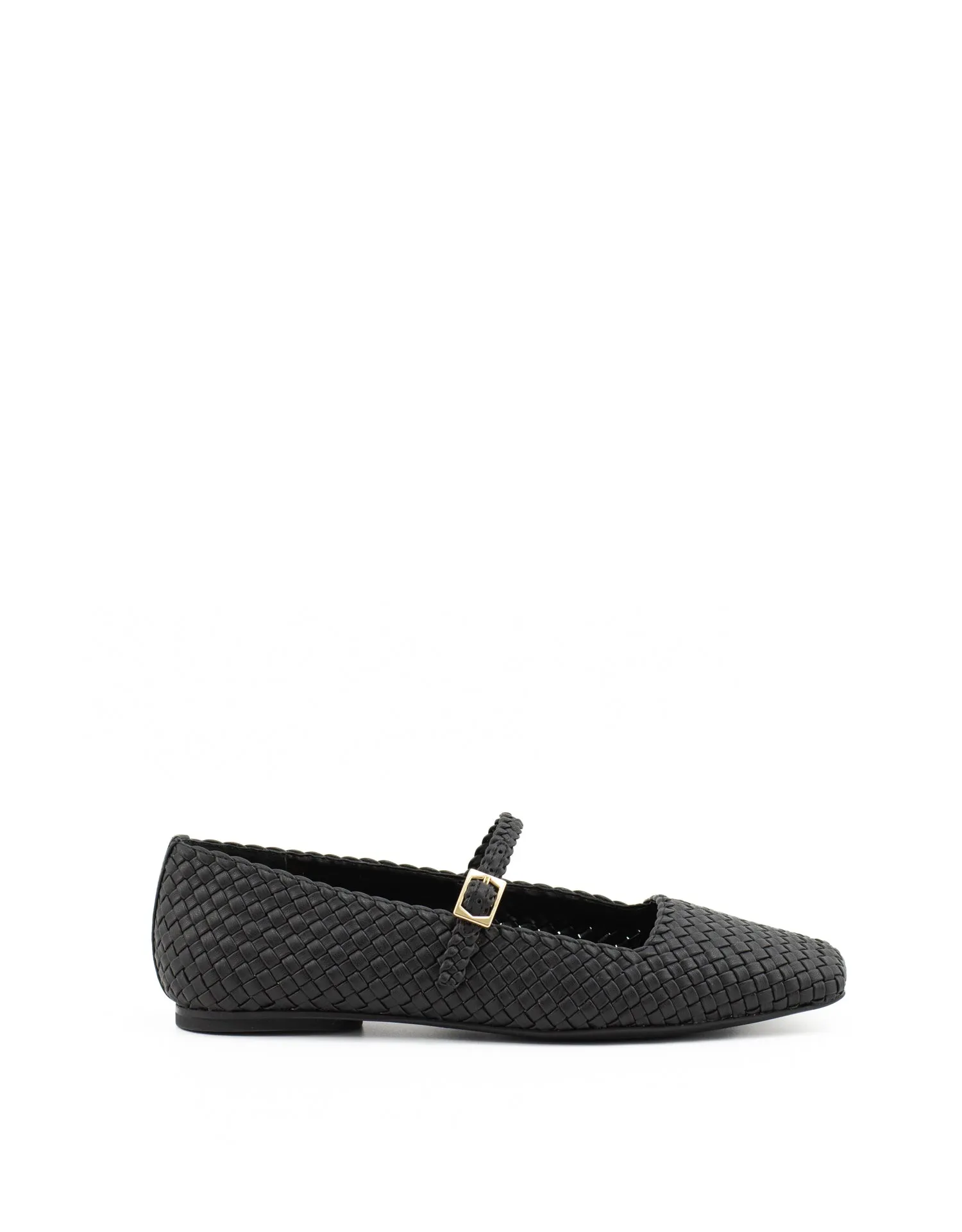 Vince Camuto — Vinley Ballet Flat - Black Woven