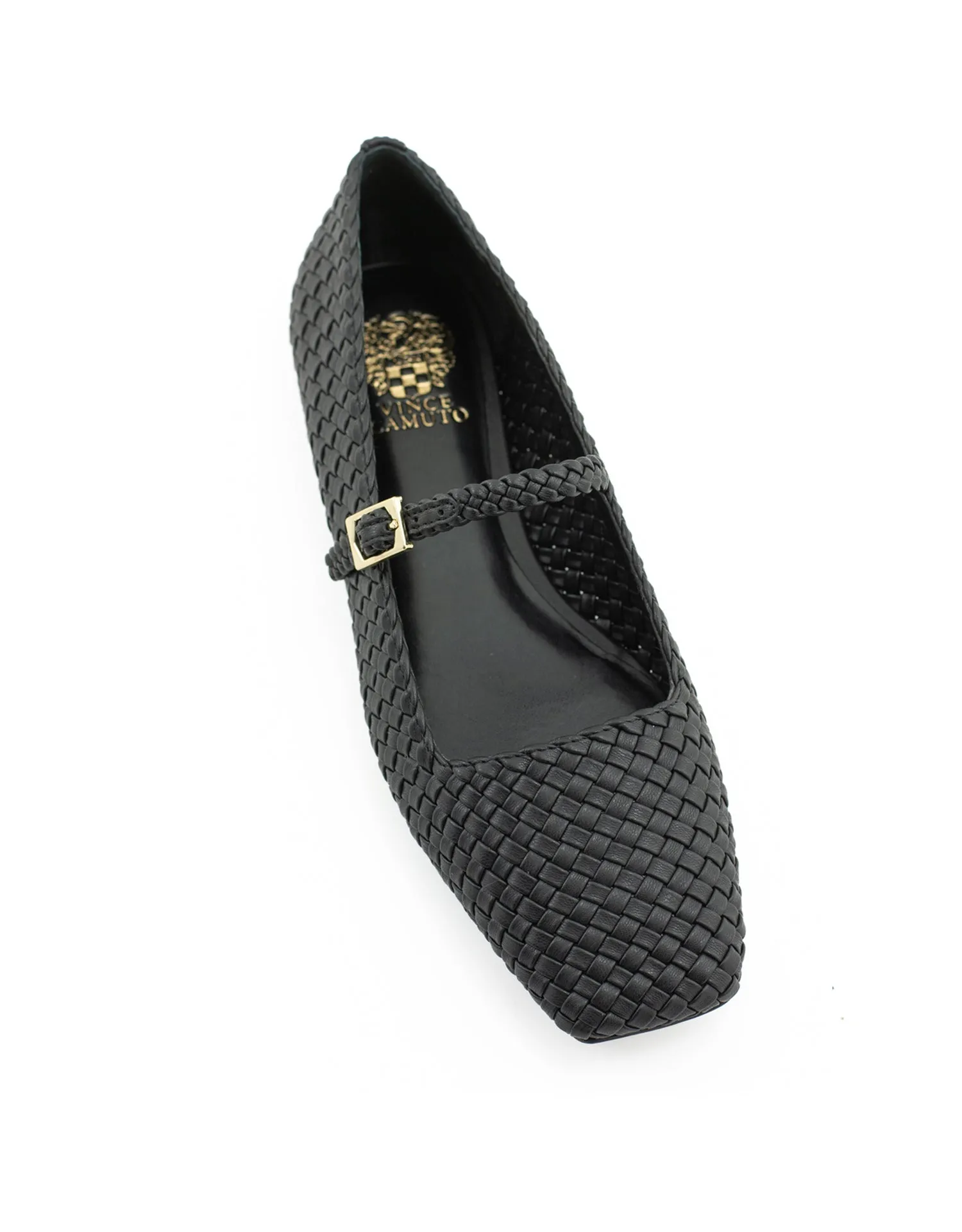 Vince Camuto — Vinley Ballet Flat - Black Woven