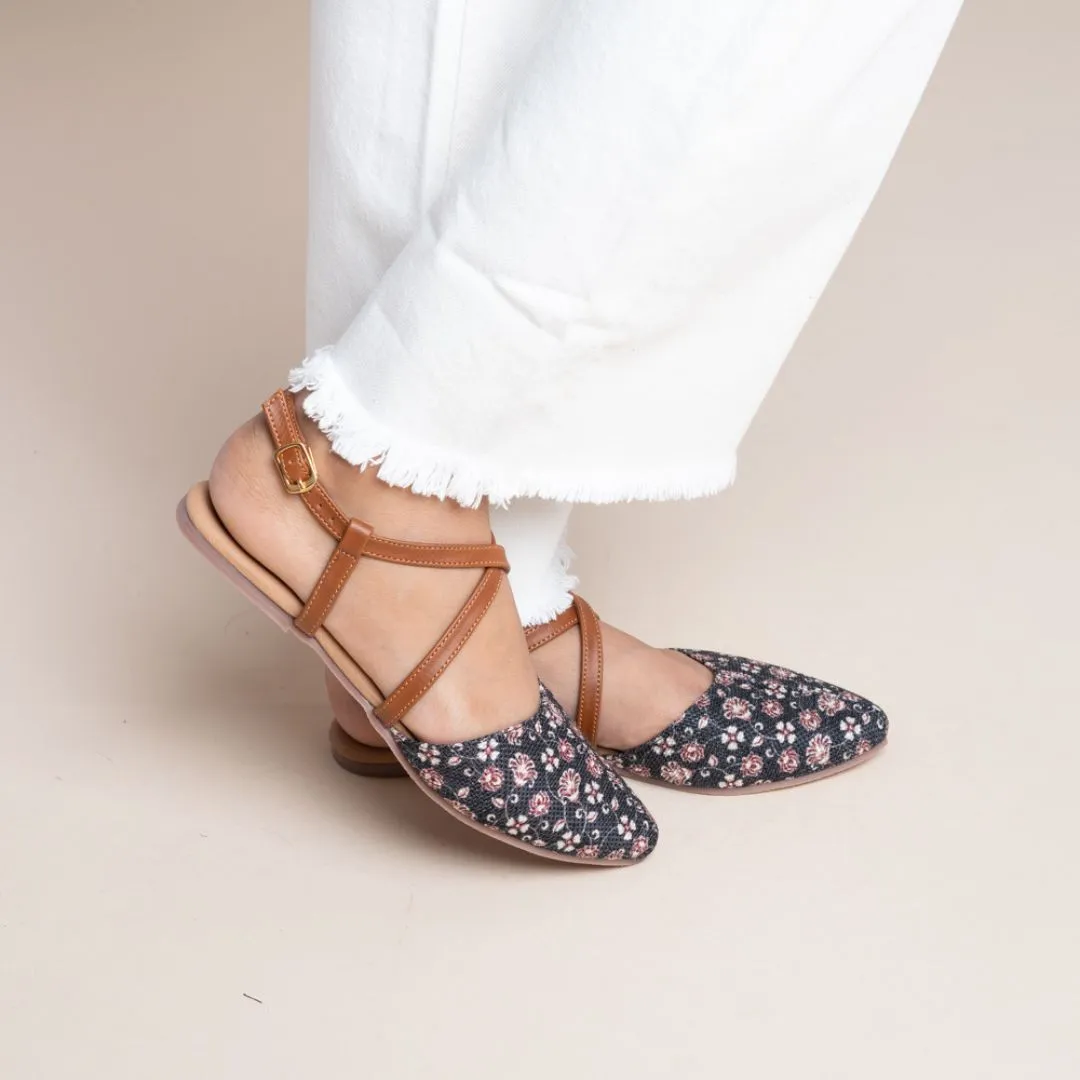 Zouk Hooghly Garden Gladiator Sandals